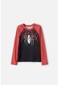 Camiseta De Baño De Spider-man Manga Larga Negro Y Rojo Para Niño 4 de Marvel