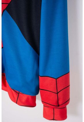Buzo De Spider-man Abierto Rojo Y Azul  Para Niño 6