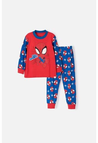 Pijama Spidey And His Amazing Friends Rojo Y Azul Para Niño 2T A 5T 4T Marvel