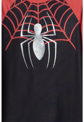 Camiseta De Baño De Spider-man Manga Larga Negro Y Rojo Para Niño 10