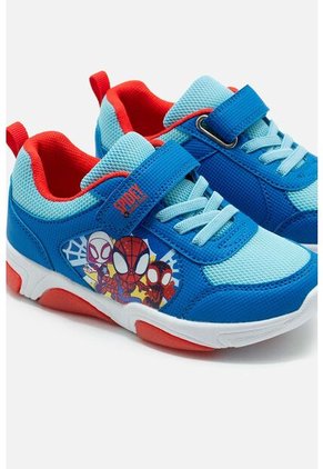 Tenis De Spidey Rojo Y Azul Para Niño 28