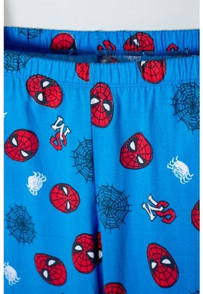 Pijama De Spider-man Azul, Rojo Y Blanco Para Niño 4
