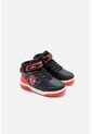Tenis Con Luces De Spider-man Negros Con Rojo Para Niño 32 de Marvel