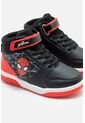 Tenis Con Luces De Spider-man Negros Con Rojo Para Niño 32 de Marvel