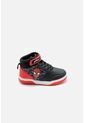 Tenis Con Luces De Spider-man Negros Con Rojo Para Niño 32 de Marvel