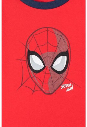 Pijama De Spider-man Con Pantalón Corto Gris Y Rojo Para Niño 12