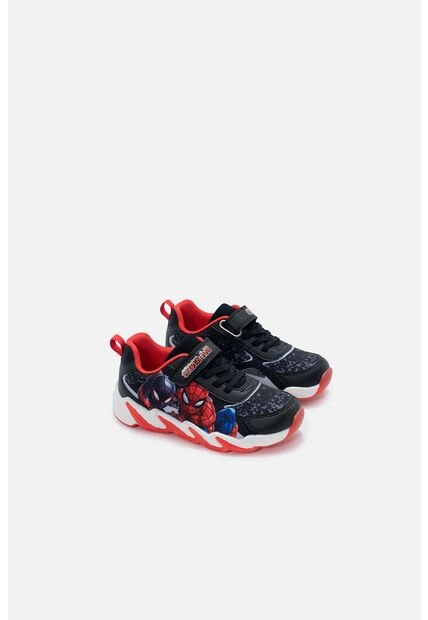 Tenis De Spider-man Negro Y Rojos Para Niño 31