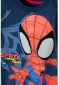 Camiseta De Spider-man Manga Corta Azul Para Niño 4T de Marvel