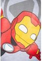 Camiseta De Ironman Manga Corta Gris Jaspe Para Niño 2T A 5T 4T de Marvel