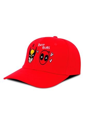 GORRA DEADPOOL & WOLVERINE ORIGINAL EDICIÓN LIMITADA BEST BUBS ROJA Marvel