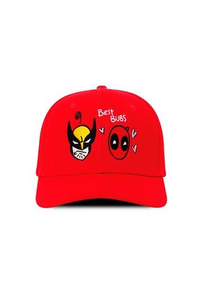GORRA DEADPOOL & WOLVERINE ORIGINAL EDICIÓN LIMITADA BEST BUBS ROJA