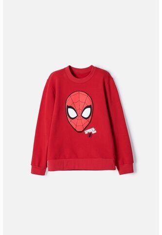 Buzo De Spider-man Cerrado Rojo Para Niño 10 Marvel