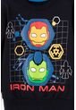 Buzo De Ironman Cerrado Negro Para Niño 2T A 5T 3T de Marvel
