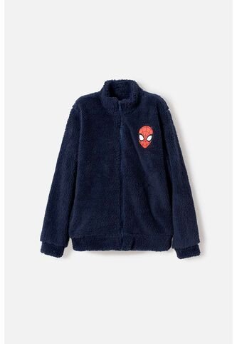 Buzo De Spider-man Con Cierre Azul Para Niño 10 Marvel