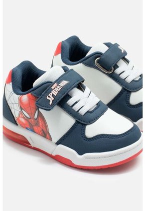 Tenis Con Luces De Spider-man Blanco Y Negro Para Niño 33