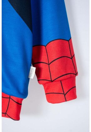 Chaqueta De Spider-man Abierto Rojo Y Azul Para Niño 2T A 5T 4T