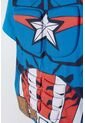 Camiseta Del Capitán America Con Capucha Azul Para Niño 8 de Marvel
