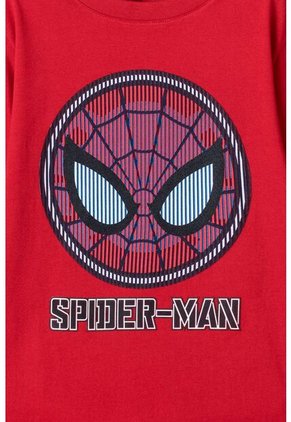 Camiseta De Spider-man Roja Manga Corta Para Niño 12