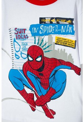 Pijama De Spider-man Azul, Rojo Y Blanco Para Niño 4