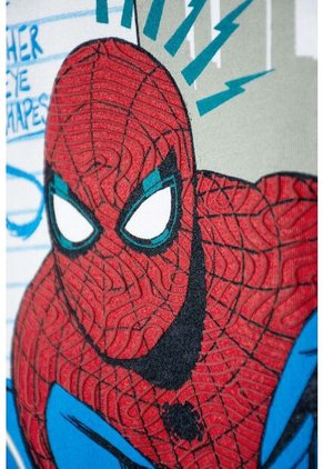 Pijama De Spider-man Azul, Rojo Y Blanco Para Niño 4