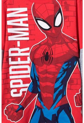Camiseta De Spider-man Manga Larga Roja Para Niño 12