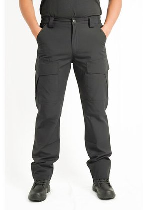 Pantalones Tácticos Cargo Outdoor Militares Negro Masherland Lycan