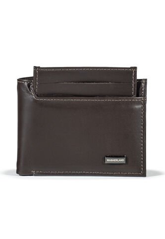 Billetera + Tarjetero De Cuero Pro Wallet Para Hombre Café Masherland Masherland