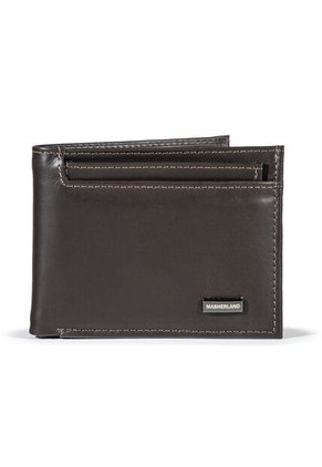 Billetera + Tarjetero De Cuero Pro Wallet Para Hombre Café Masherland