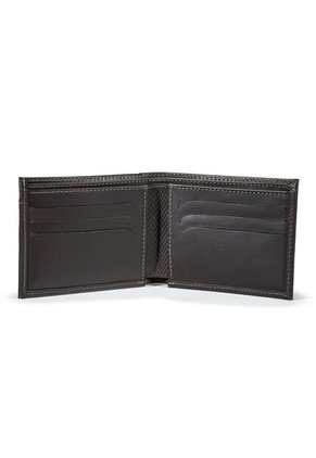 Billetera + Tarjetero De Cuero Pro Wallet Para Hombre Café Masherland