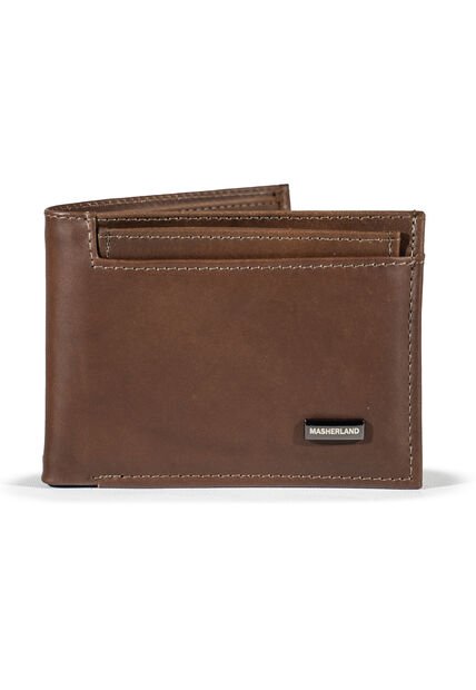 Billetera + Tarjetero De Cuero Pro Wallet Para Hombre Miel Masherland