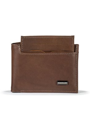 Billetera + Tarjetero De Cuero Pro Wallet Para Hombre Miel Masherland