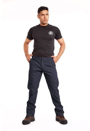 Pantalón Táctico Tipo Cargo Azul Oscuro Masherland