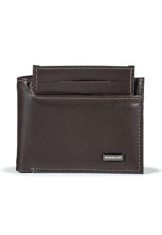 Billetera + Tarjetero De Cuero Pro Wallet Para Hombre Café Masherland Masherland