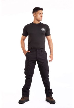 Pantalón Táctico Tipo Cargo Negro Masherland
