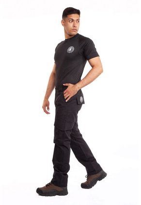 Pantalón Táctico Tipo Cargo Negro Masherland