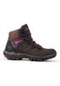Bota Para Senderimo Outdoor Para Mujer Café/Fucsia Masherland Montana de Masherland