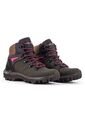 Bota Para Senderimo Outdoor Para Mujer Café/Fucsia Masherland Montana de Masherland