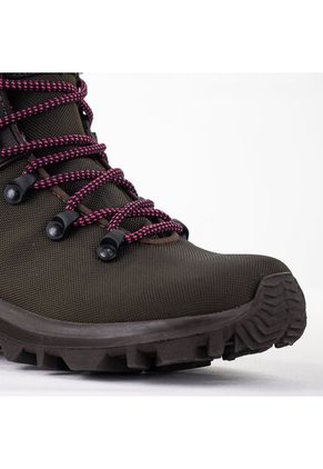 Bota Para Senderimo Outdoor Para Mujer Café/Fucsia Masherland Montana