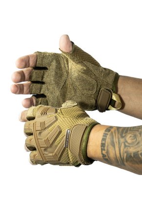 Guantes Medio Dedo Tácticos Arena Para Hombre Masherland