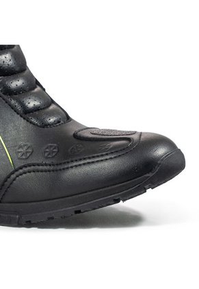 Bota Para Moto Negro/verde Masherland Mb Racing Bikerland