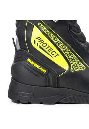 Bota Para Moto Negro/verde Masherland Mb Racing Bikerland