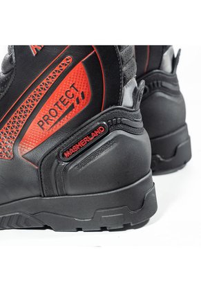 Bota Para Moto Negro/rojo Masherland Mb Racing Bikerland