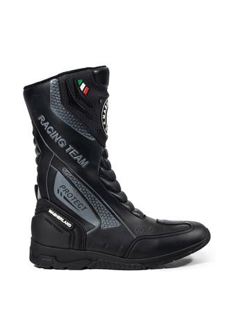 Bota Para Moto Negro/gris Masherland Mb Racing Bikerland Masherland