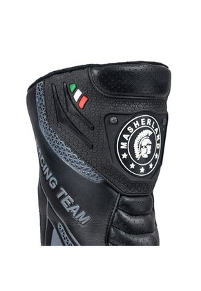 Bota Para Moto Negro/gris Masherland Mb Racing Bikerland
