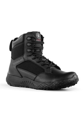 Botas Militares Negras Masherland Alpha Zip Unisex
