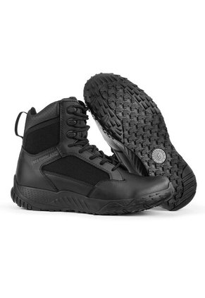 Botas Militares Negras Masherland Alpha Zip Unisex