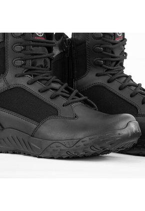 Botas Militares Negras Masherland Alpha Zip Unisex