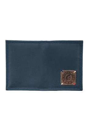Billetera Pisabilletes De Cuero Bookstyler Wallet Azul Masherland