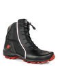 Bota Motera Biker Motociclista  Negro/Rojo Masherland 851 2.0 de Masherland