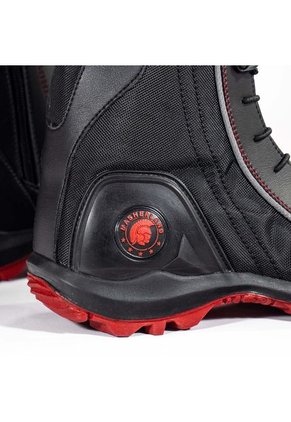 Bota Motera Biker Motociclista Negro/Rojo Masherland 851 2.0